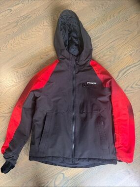 Bonfire Black & Red ski/snowboard Jacket